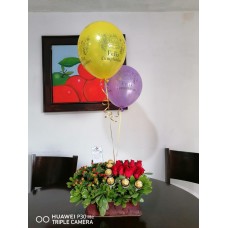 Rosas, Chocolates y Globos
